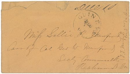 Lot #402 Thomas T. Munford: On Fredericksburg: ?The casualties was terrible & their loss heavier than in any fight I have seen?they have completely riddled the town? - Image 5