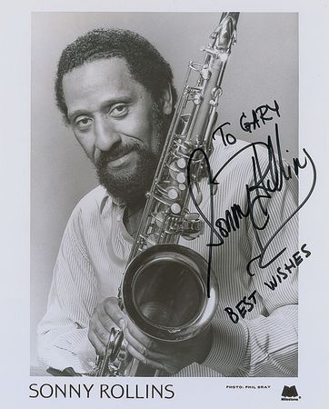 Lot #890 Sonny Rollins: “The great Fats Waller was my early favorite” - Image 2