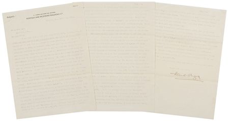 Lot #391 Frank Huger: Huger addresses the postwar ?Gettysburg controversy? in a lengthy recollection of the battle?s events - Image 1