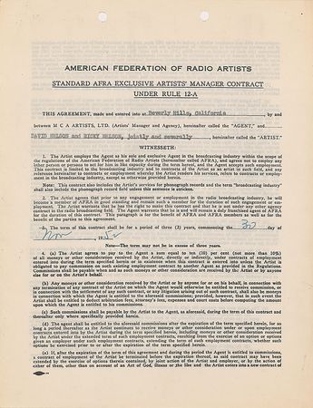 Lot #953 The Nelsons: The Nelsons secure representation shortly after hitting the airwaves - Image 2
