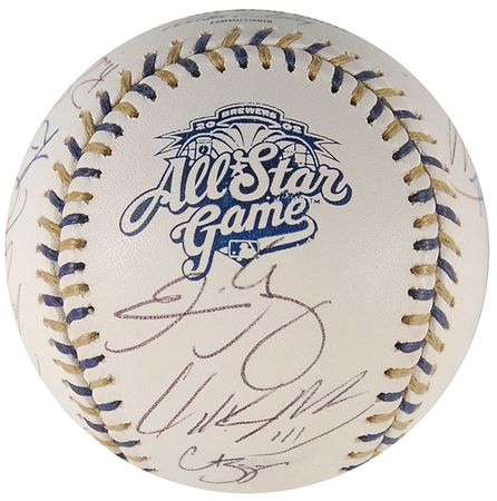Lot #1074 Baseball: 2002 All-Star Game Baseball - Image 2
