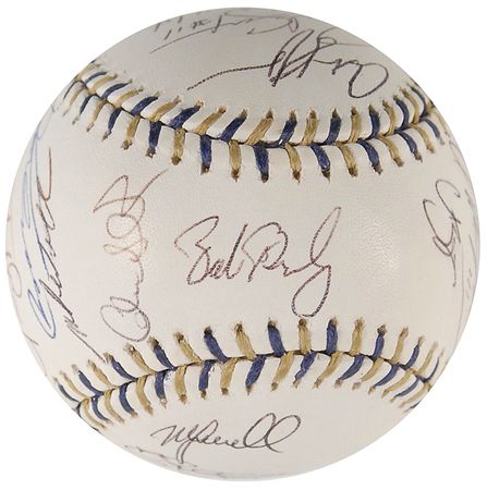 Lot #1074 Baseball: 2002 All-Star Game Baseball - Image 5