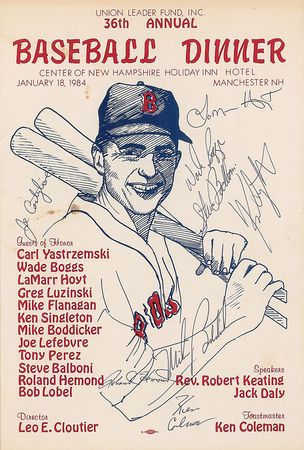 Lot #1069 Baseball Dinners Programs - Image 2
