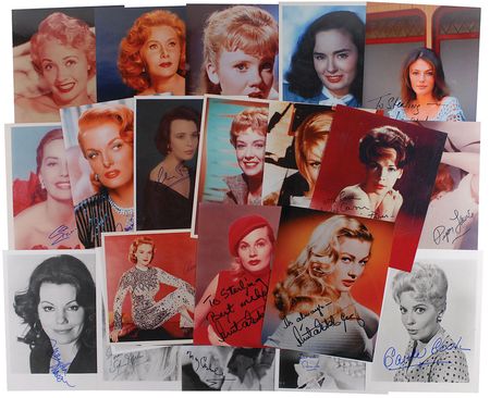 Lot #984 Actresses Signed Photographs - Image 1