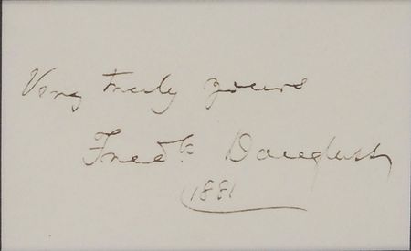 Lot #197 Frederick Douglass Signature - Image 2