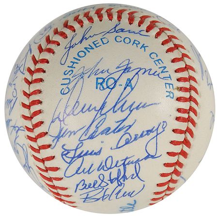 Lot #1050 NY Yankees: 1961 Baseball - Image 5