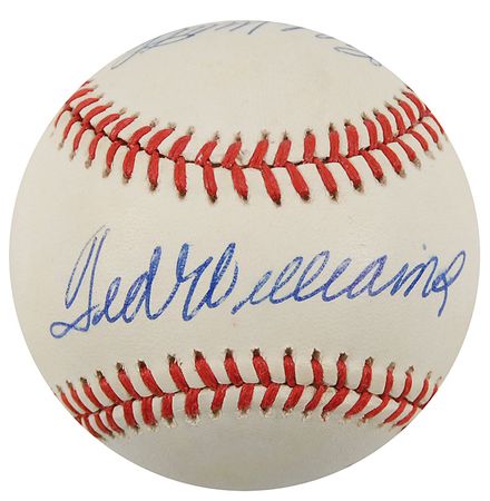 Lot #1109 Williams, Mathews, and Killebrew Baseball - Image 1