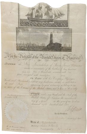 Lot #3 Thomas Jefferson and James Madison: