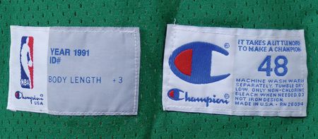 Lot #1031 Larry Bird: Bird’s game-used 1991-92 Boston Celtics jersey - Image 3