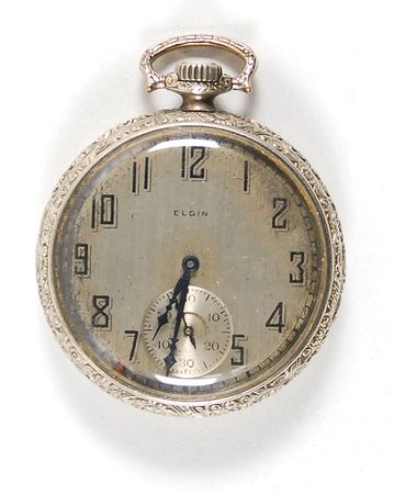 Lot #716 Andy Warhol: Warhol’s personally-owned Elgin pocket watch - Image 1