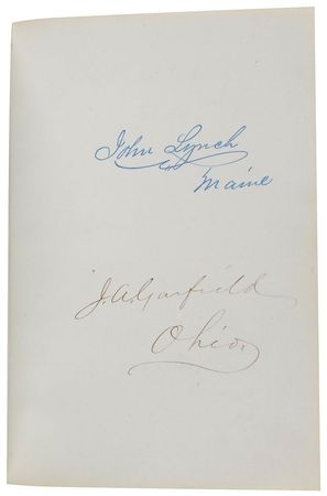 Lot #20 Andrew Johnson Administration: Comprehensive post-war album signed by over 200 politicians and military officials, including four presidents and Johnson’s entire cabinet - Image 6