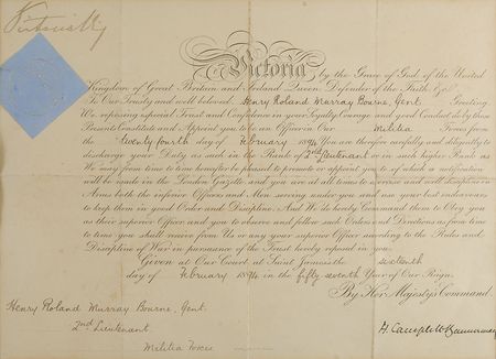 Lot #306 Queen Victoria Signed Document - Image 2