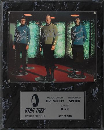 Lot #1017 Star Trek Signed Photographs - Image 1