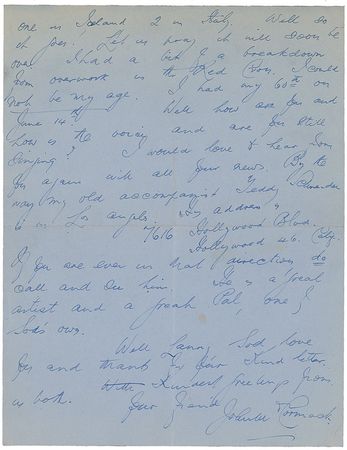 Lot #746 John McCormack - Image 2