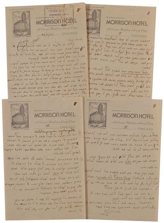 Lot #271 Golda Meir: Early and particularly lengthy letter from the future Prime Minister - Image 1