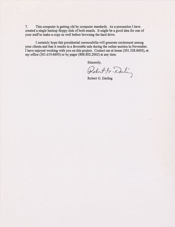 Lot #98 Bill Clinton: The laptop used to send the first-ever presidential emailâ€”to outer space! - Image 11