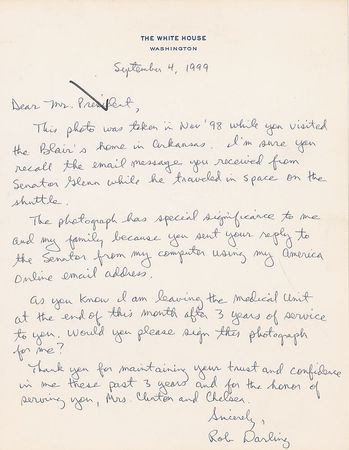 Lot #98 Bill Clinton: The laptop used to send the first-ever presidential emailâ€”to outer space! - Image 12