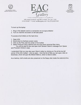 Lot #98 Bill Clinton: The laptop used to send the first-ever presidential emailâ€”to outer space! - Image 13