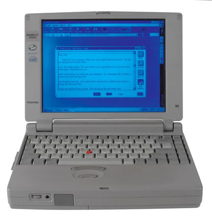 Lot #98 Bill Clinton: The laptop used to send the first-ever presidential emailâ€”to outer space! - Image 1