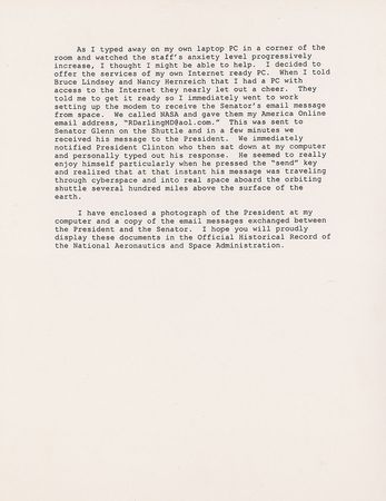 Lot #98 Bill Clinton: The laptop used to send the first-ever presidential emailâ€”to outer space! - Image 7