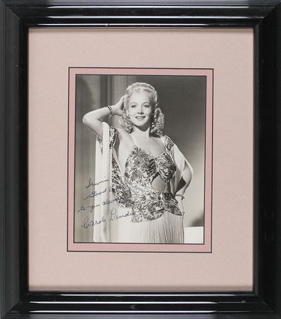 Lot #1004 Carole Landis Signed Photograph - Image 2