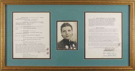 Lot #925 Rita Hayworth: Magnificent display from the bookends of her career?from ?Cansino? to ?Hayworth? - Image 1