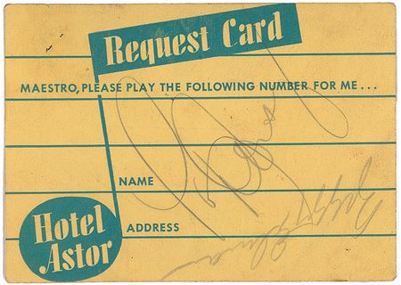 Lot #893 Frank Sinatra Signature - Image 2