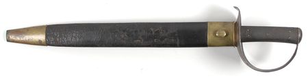 Lot #495 Confederate Navy Cutlass: Scarce Confederate navy cutlass built by Mole - Image 2