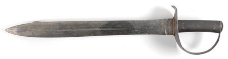 Lot #495 Confederate Navy Cutlass: Scarce Confederate navy cutlass built by Mole - Image 3
