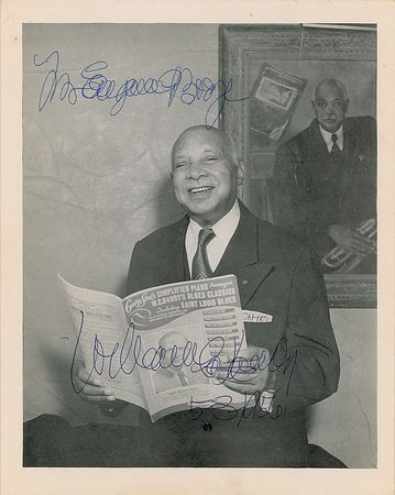 Lot #783 W. C. Handy Signed Photograph - Image 1