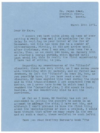 Lot #115 Eva Hart - Image 1