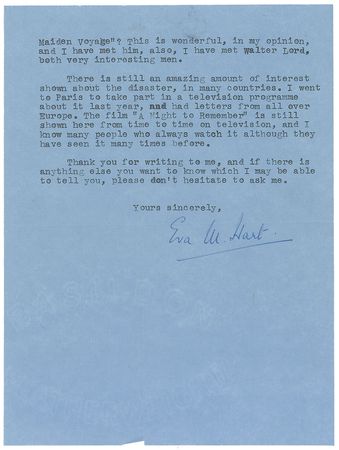 Lot #115 Eva Hart - Image 2