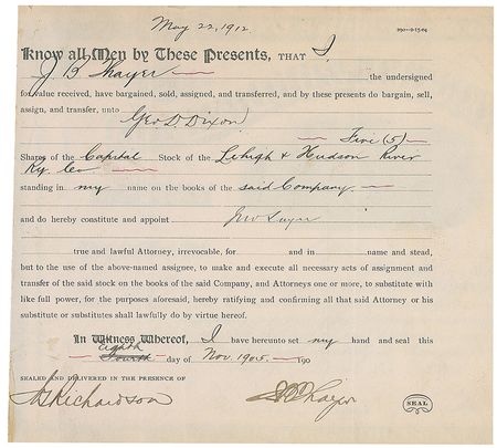 Lot #95 John Borland Thayer - Image 1