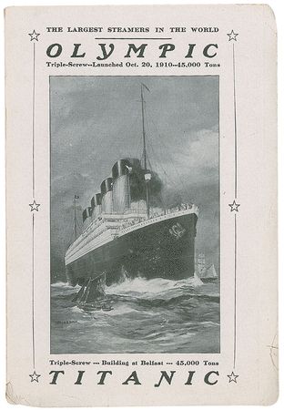 Lot #187 S.S. Romanic Passenger List - Image 1