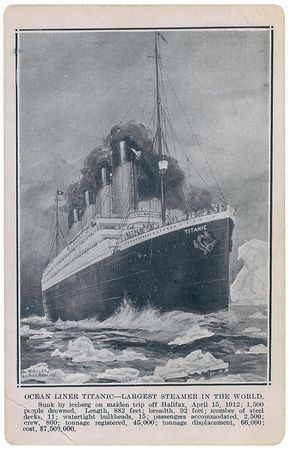 Lot #215 Ocean Liner Titanic?Largest Steamer in the World - Image 1