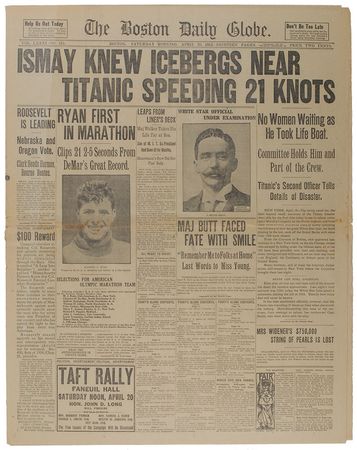 Lot #126 Boston Daily Globe and Boston Post - Image 1