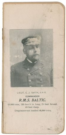 Lot #185 Titanic: Edward J. Smith - Image 1
