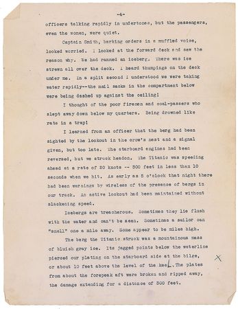 Lot #105 Titanic Testimony: Albert Horswill - Image 6