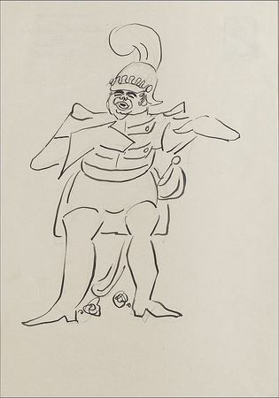 Lot #819 Enrico Caruso: 44 original drawings by the iconic Italian tenor - Image 4