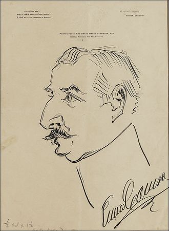 Lot #819 Enrico Caruso: 44 original drawings by the iconic Italian tenor - Image 6