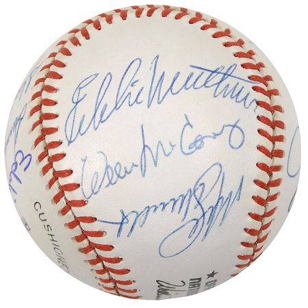 Lot #1180 Baseball: 500 Home Run Club Baseball - Image 2