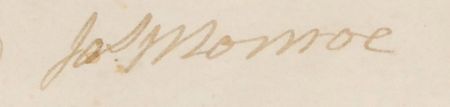 Lot #10 James Monroe Signed Document - Image 2