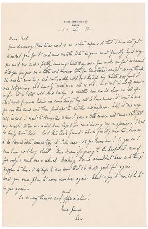 Lot #807 Alice B. Toklas - Image 1