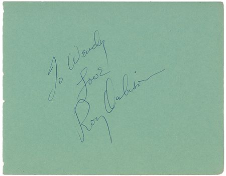 Lot #999 Roy Orbison Signed Photograph - Image 1