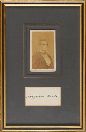Lot #200 Jefferson Davis Signature - Image 1