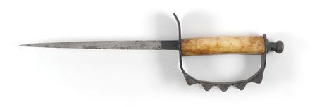 Lot #495 World War I Trench Knife: Savage-looking bone-handled trench knife - Image 2