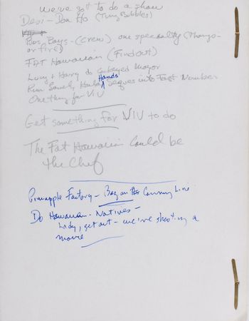 Lot #1032 Lucille Ball: Fantastic first draft for a Here?s Lucy show, edited by Ball herself - Image 3