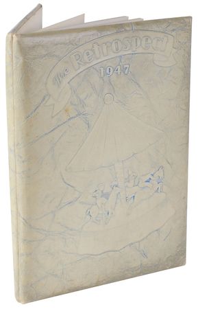 Lot #534 Neil Armstrong: Very early Armstrong signature in a rare 1947 Wapakoneta yearbook - Image 3