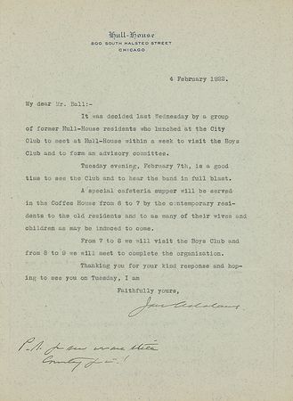 Lot #381 Jane Addams Letters - Image 2