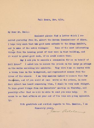 Lot #381 Jane Addams Letters - Image 3